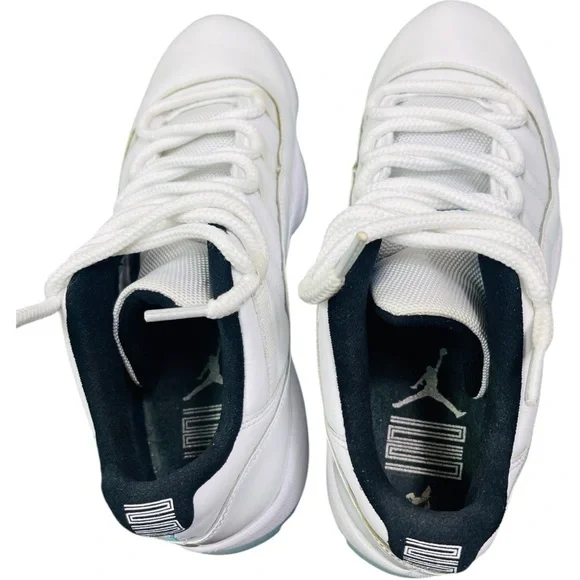 Nike Air Jordan 11 Retro White Blue Legends Sneakers - Picture 12 of 13